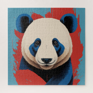 Panda-Kunstwerk Puzzle