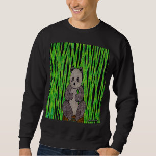 Panda (lebendig) - Herren-Sweatshirt Sweatshirt