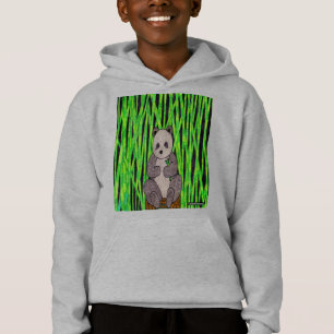 Panda (lebendig) - Jungen-Kapuzenpullover Hoodie