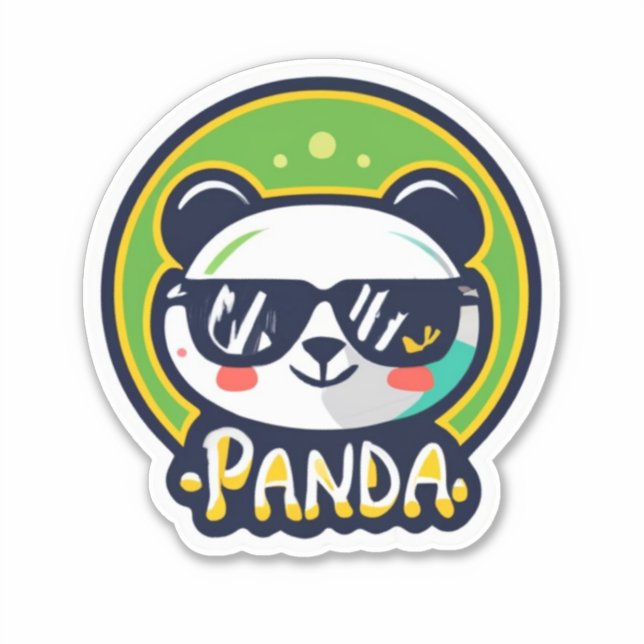 Panda leckere Sticker Designs warten auf Sie (Vorderseite)