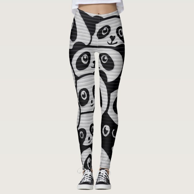 Panda Leggings (Vorderseite)