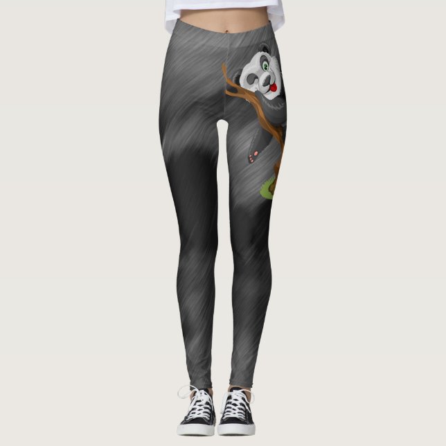 Panda Leggings (Vorderseite)