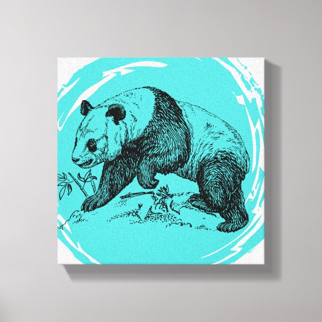 Panda Leinwanddruck (Vorderseite)