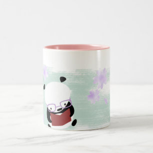 Panda-LeseTasse Zweifarbige Tasse