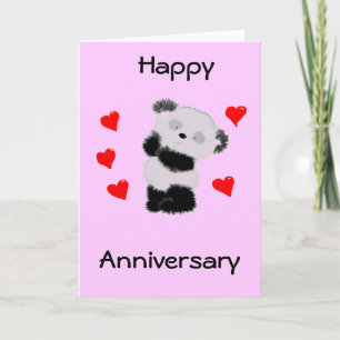 Panda-Liebe Karte