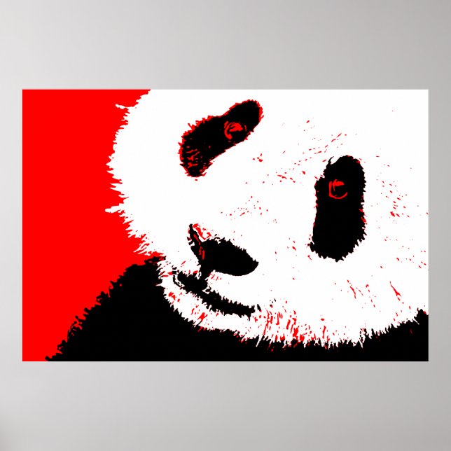 Panda-Liebe Poster (Vorne)