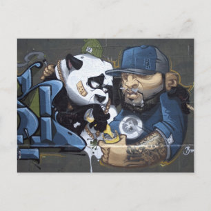 Panda-Liebe Postkarte