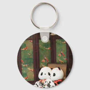 Panda-Liebe Schlüsselanhänger