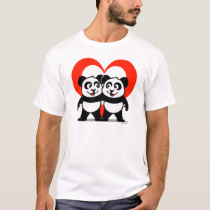 Panda-Liebe-Shirt T-Shirt