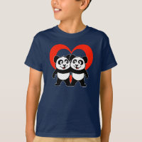 Panda-Liebe-Shirt