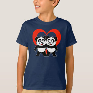 Panda-Liebe-Shirt T-Shirt