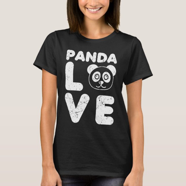 Panda-Liebe T-Shirt (Vorderseite)