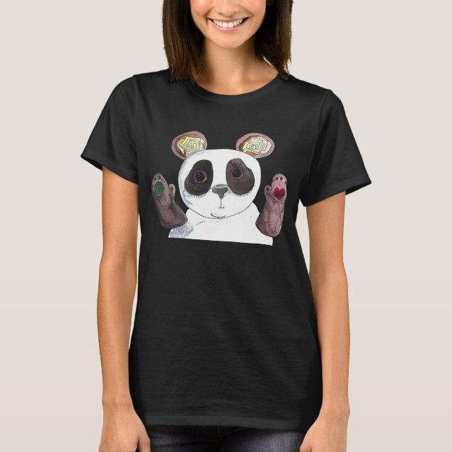Panda-Liebe T-Shirt (Vorderseite)