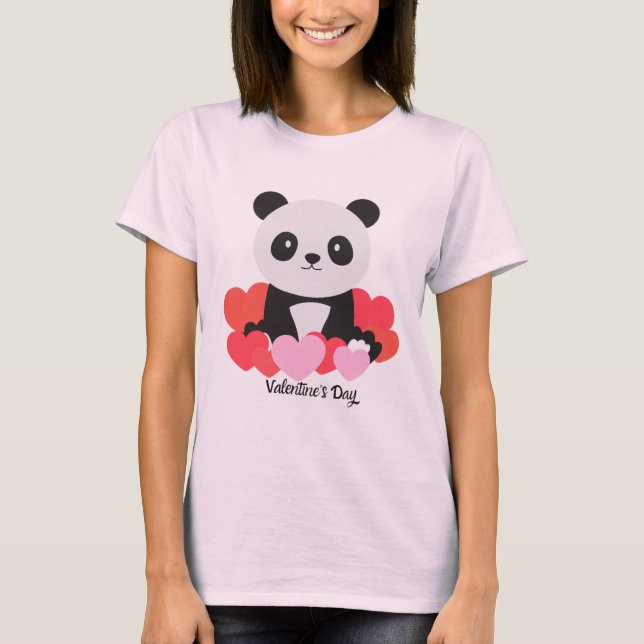 Panda-Liebe T-Shirt (Vorderseite)