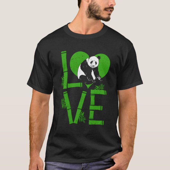 Panda-Liebe T-Shirt (Vorderseite)