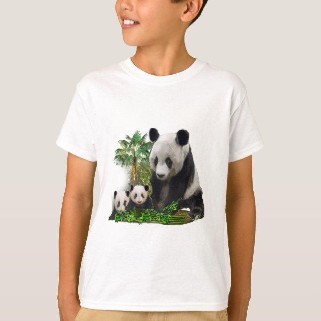 Panda-Liebekunst T-Shirt (Vorderseite)