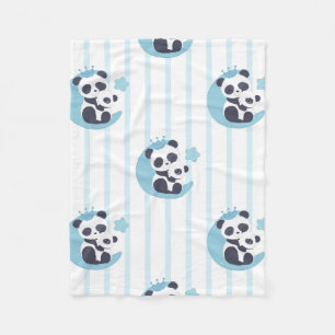 Panda-Liebhaber Das Leben ist besser mit einem P Fleecedecke