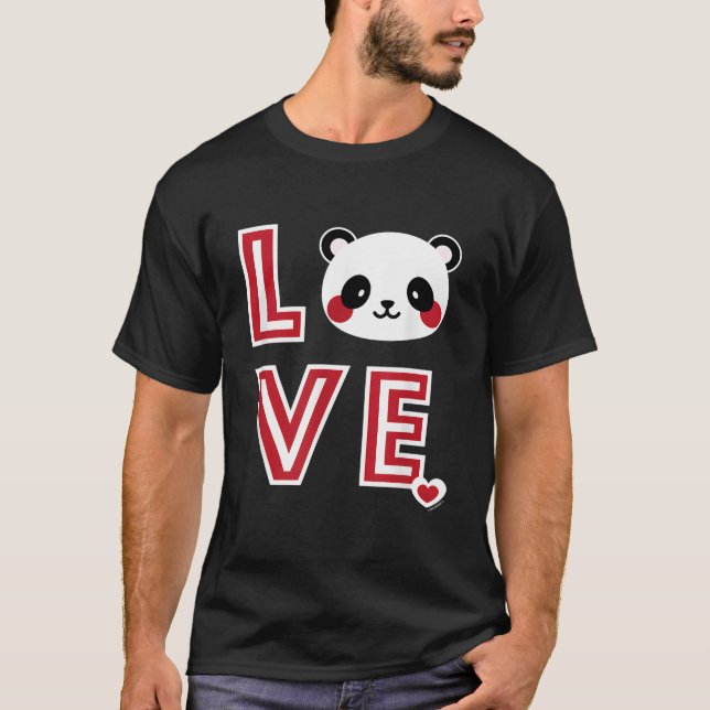 Panda Love Panda For T-Shirt (Vorderseite)