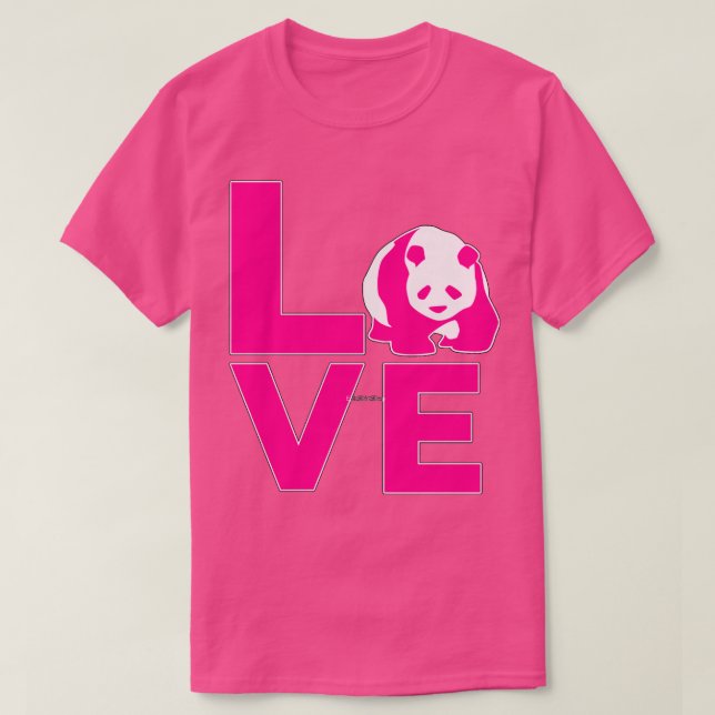 Panda Lover 21 T-Shirt (Design vorne)