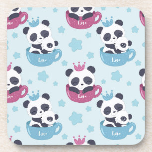 Panda Lover Der Panda ist ein Ekliges Tier Getränkeuntersetzer