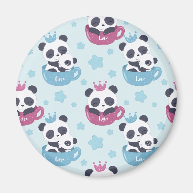 Panda Lover | Der Panda ist ein Ekliges Tier Magnet (Vorne)