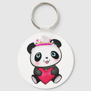 Panda Lover Fan Geschenk Valentine's Day Heart Pre Schlüsselanhänger