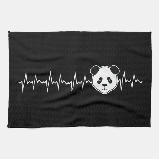 Panda Lover Geschirrtuch (Horizontal)