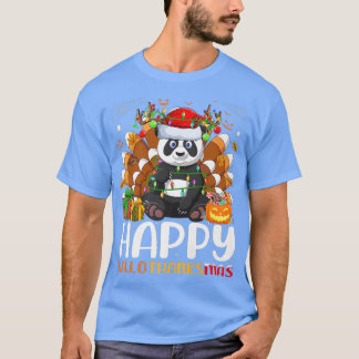 Panda Lover Halloween Weihnachtsfest Hallothanksm T-Shirt