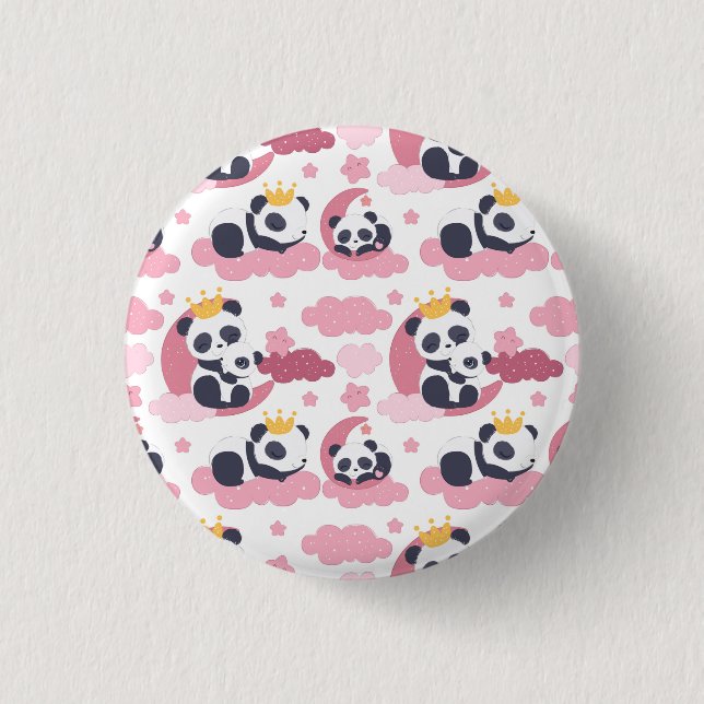 Panda Lover | Ich werde als Panda genannt Button (Vorderseite)