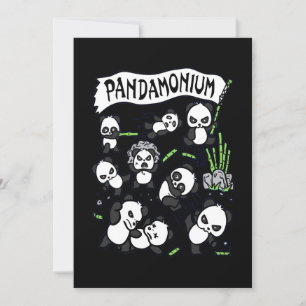 Panda Lover Ruhe und Liebe Panda Behalten Einladung