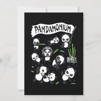 Panda Lover | Ruhe und Liebe Panda Behalten Einladung