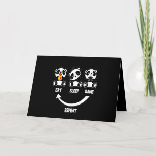 Panda Lover Ruhe und Liebe Panda Behalten Karte