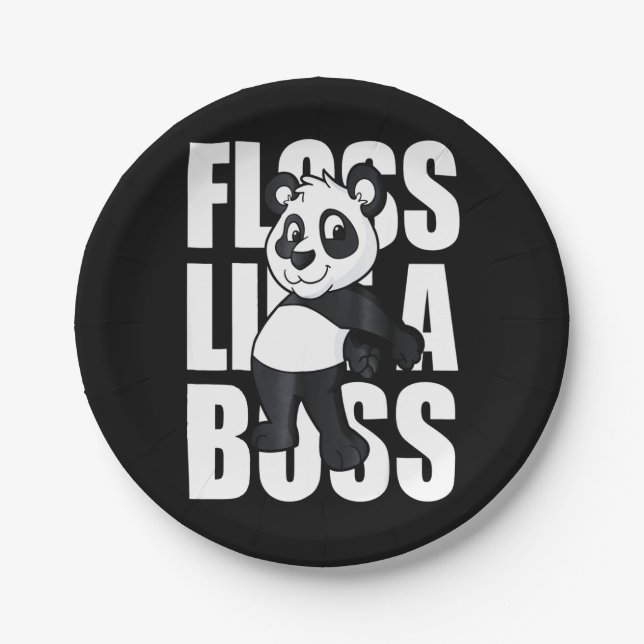 Panda Lover | Ruhe und Liebe Panda Behalten Pappteller (Vorderseite)