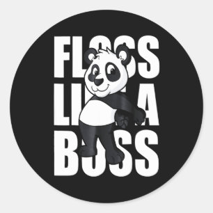 Panda Lover   Ruhe und Liebe Panda Behalten Runder Aufkleber