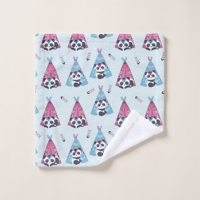 Panda Lover | To Be Like Panda Waschlappen (Waschlappen)