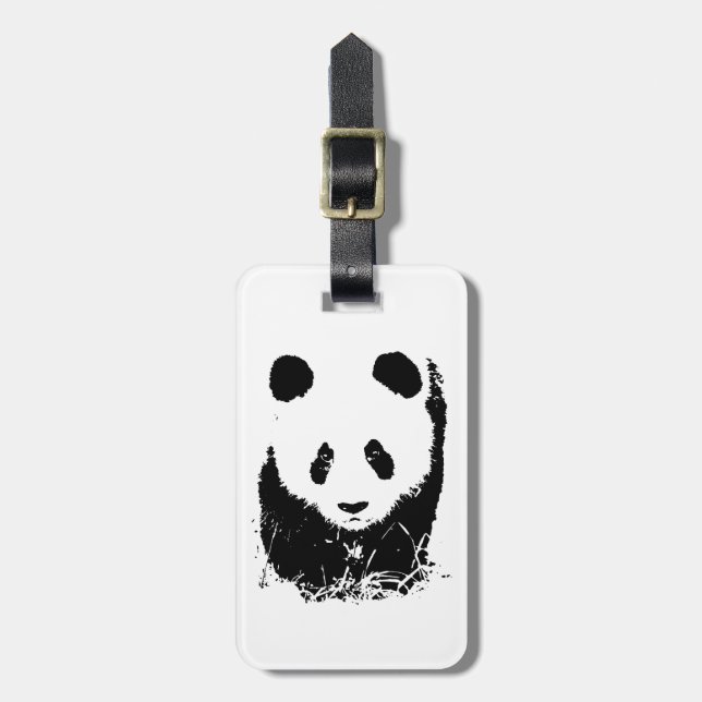 Panda Luggage Tags Gepäckanhänger (Vorderseite vertikal)