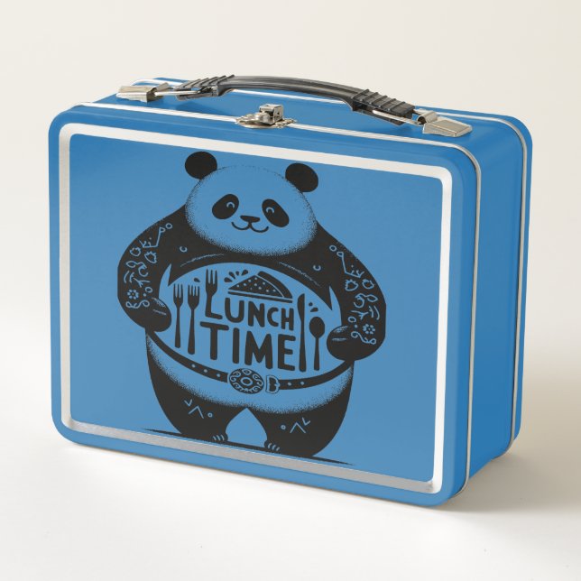 Panda Lunch Box - Crunch, Munch, Lächeln! (Vorderseite)