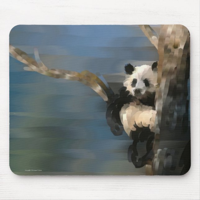 Panda-Mausunterlage Mousepad (Vorne)