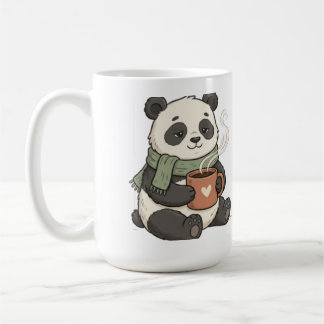 Panda Mignon - Tierillustration Café Kaffeetasse