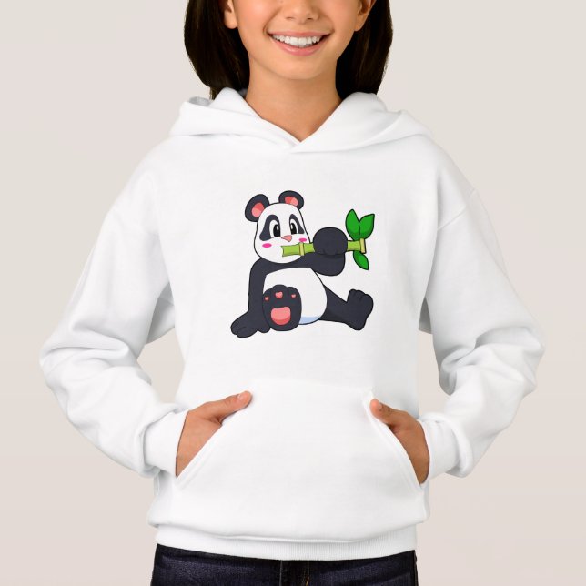 Panda mit Bamboo Hoodie (Vorderseite)