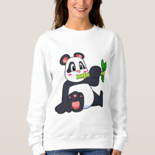 Panda mit Bamboo Sweatshirt