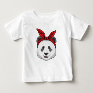 Panda mit Bandana Baby T-shirt