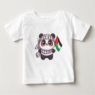 Panda mit Frieden in Palästina Baby T-shirt