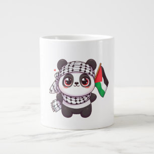 Panda mit Frieden in Palästina Jumbo-Tasse