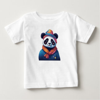 Panda mit Hut Baby T-shirt