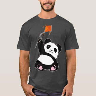Panda mit Kite T-Shirt