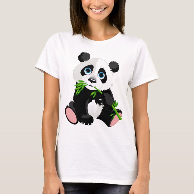 Panda mit Liebe T-Shirt (Vorderseite)