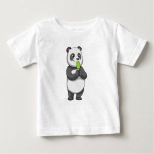 Panda mit Popsikel Baby T-shirt