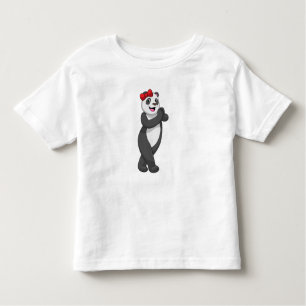 Panda mit Ribbon Kleinkind T-shirt