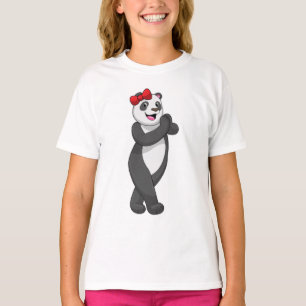 Panda mit Ribbon T-Shirt